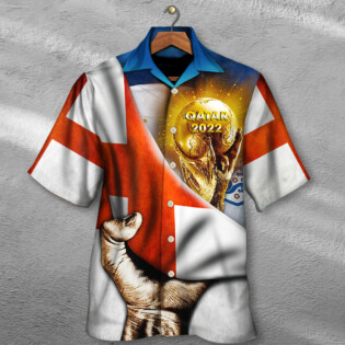 World Cup Qatar 2022 England Will Be The Champion Flag Vintage - Hawaiian Shirt - Owl Ohh - Owl Ohh