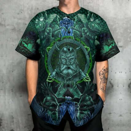 Viking See You In Valhalla - Baseball Jersey - Owl Ohh - Owl Ohh