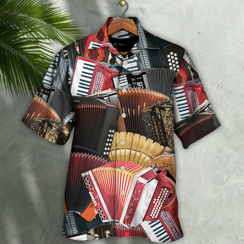 Accordion A Gentleman Is Someone Who Can Play The Accordion - Hawaiian Shirt - Owl Ohh - Owl Ohh