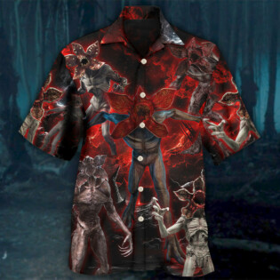 Demogorgon Death Invasion Style - Hawaiian Shirt - Owl Ohh - Owl Ohh