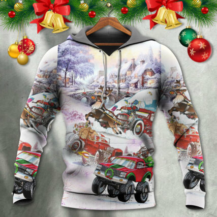 Christmas Car Run Xmas Hohoho - Hoodie - Owl Ohh - Owl Ohh