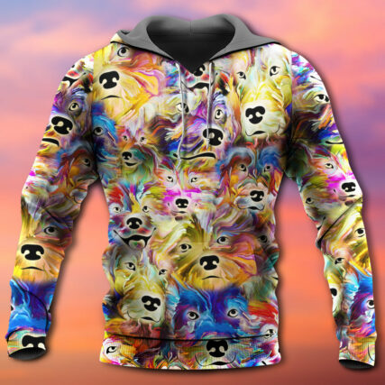 Dog Painting In My Memory - Hoodie - Owl Ohh - Owl Ohh