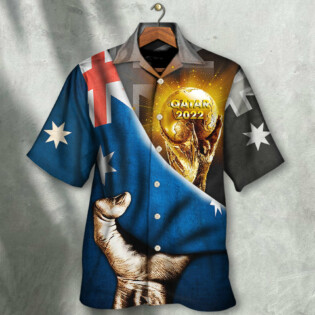 World Cup Qatar 2022 Australia Will Be The Champion - Hawaiian Shirt - Owl Ohh - Owl Ohh