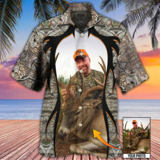 Hunting Lover Cool Pattern Custom Photo - Hawaiian Shirt - Owl Ohh - Owl Ohh