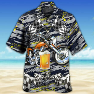Beer I Like Beer And Motocycles And Maybe 3 People - Hawaiian Shirt - Owl Ohh - Owl Ohh