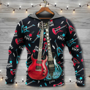 Guitar All I Need Is Playing Music - Hoodie - Owl Ohh - Owl Ohh