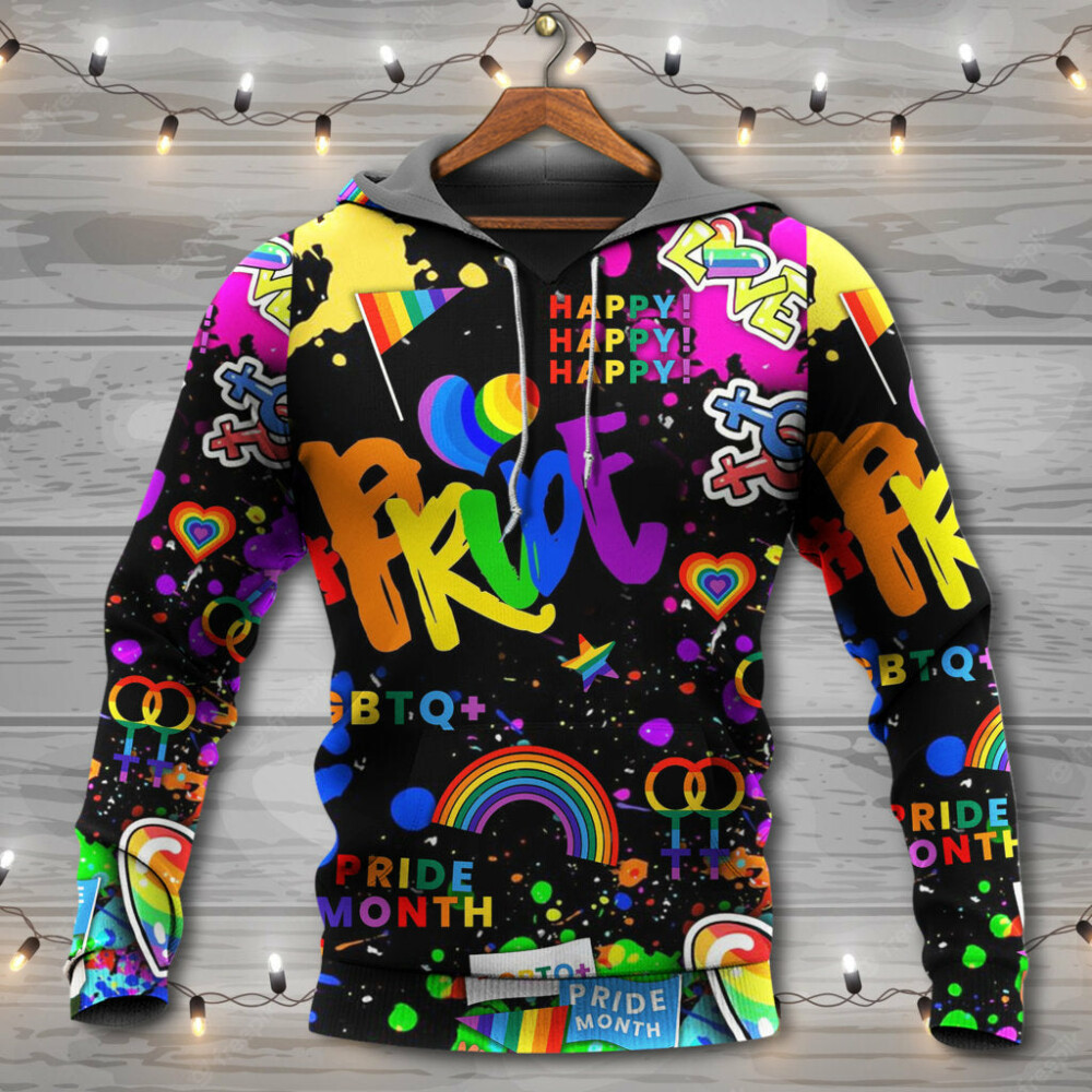 LGBT Pride Mix Color - Hoodie - Owl Ohh - Owl Ohh