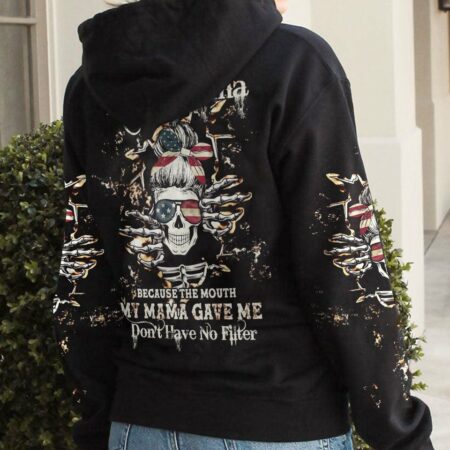 I TRY TO AVOID DRAMA CRACK SKULL LEOPARD ALL OVER PRINT - TLTW1101234