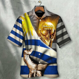 World Cup Qatar 2022 Uruguay Will Be The Champion - Hawaiian Shirt - Owl Ohh - Owl Ohh