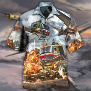 Combat Aircraft Fly Sky Military Planes - Hawaiian Shirt - Owl Ohh - Owl Ohh