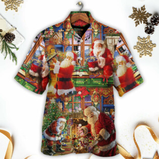 Santa Claus Christmas Merry Xmas - Hawaiian Shirt - Owl Ohh - Owl Ohh