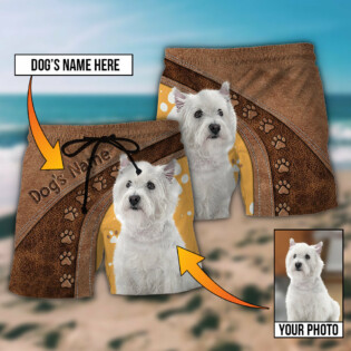 Dog My Lovely Dog Custom Photo Personalized - Beach Short - Owl Ohh - Owl Ohh
