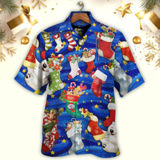 Socks Christmas Tree Merry Xmas Seasons Of Joy - Hawaiian Shirt - Owl Ohh - Owl Ohh