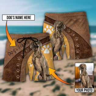 Dog My Lovely Dog Custom Photo Personalized - Beach Short - Owl Ohh - Owl Ohh
