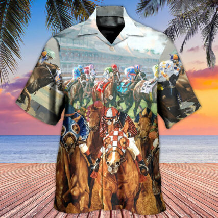 Horse Racing You Have The Best Seat - Hawaiian Shirt - Owl Ohh - Owl Ohh