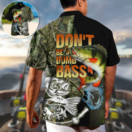 Fishing Don't Be A Dumb Bass - Hawaiian Shirt - Owl Ohh-Owl Ohh