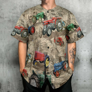 Tractor You Can Never Have Too Many Tractors - Baseball Jersey - Owl Ohh - Owl Ohh