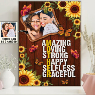 Mother's Day Special Gift For Your Mother Happy Mother's Day Custom Photo - Vertical Poster - Personalized Photo Gifts-Owl Ohh