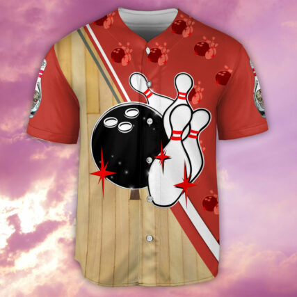 Bowling Awesome Bowling Ball - Baseball Jersey - Owl Ohh - Owl Ohh