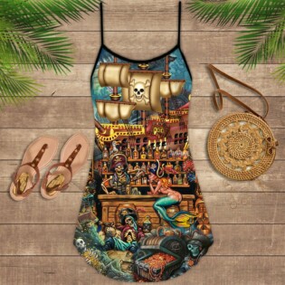 Skull Pirate Hunting Treasure - Summer Dress - Owl Ohh - Owl Ohh