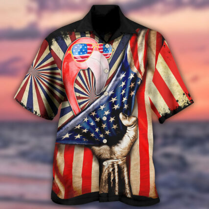 Flamingo Independence Day - Hawaiian Shirt - Owl Ohh - Owl Ohh