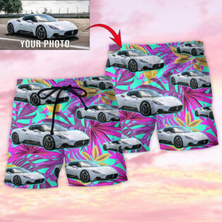 Car Various Style Custom Photo - Beach Short - Owl Ohh - Owl Ohh