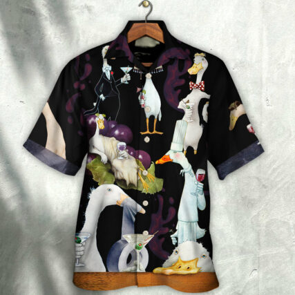 Cocktail Shut The Duck Up - Hawaiian Shirt - Owl Ohh for men and women, kids - Owl Ohh