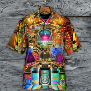 Skee Ball Ball Games Playland Arcade - Hawaiian Shirt - Owl Ohh - Owl Ohh