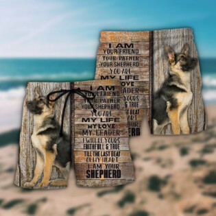 German Shepherd My Cool Dog Various Style - Beach Short - Owl Ohh - Owl Ohh