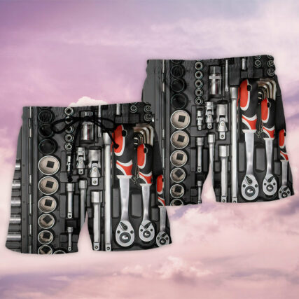 Mechanic Toolbox Amazing Style - Beach Short - Owl Ohh - Owl Ohh