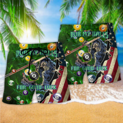 Billiard For Good Luck Style - Beach Short - Owl Ohh - Owl Ohh