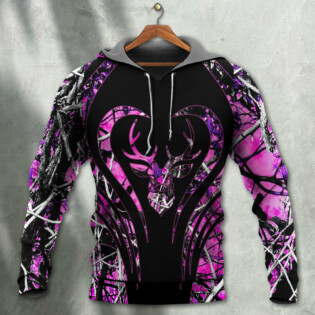 Hunting Girl Hunting Pink Camouflage Deer - Hoodie - Owl Ohh - Owl Ohh