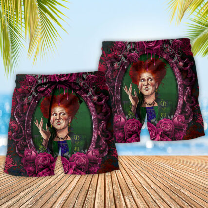 Halloween - Horror Scary Sister Witches Winifred - Beach Short - Owl Ohh - Owl Ohh