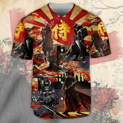 Samurai Don't Fear Of Death Fear The Unlived Life Samurai - Baseball Jersey - Owl Ohh