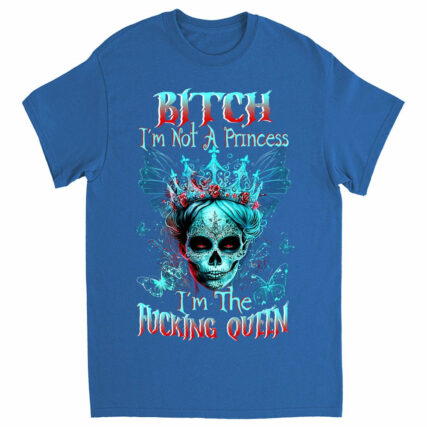 I'M THE F QUEEN SUGAR SKULL COTTON SHIRT - TLTW0604232