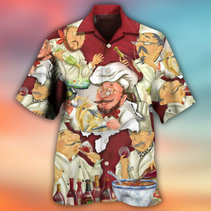 Master Chef Cooking Art Style - Hawaiian Shirt - Owl Ohh - Owl Ohh