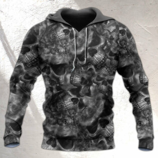 Skull Life's True Face Is The Skull - Hoodie - Owl Ohh - Owl Ohh