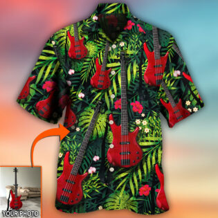 Guitar Various Style Tropical Custom Photo - Hawaiian Shirt - Owl Ohh - Owl Ohh