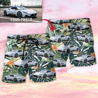 Car Various Style Custom Photo - Beach Short - Owl Ohh - Owl Ohh