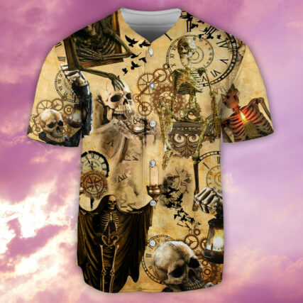 Skull You're Already Dead - Baseball Jersey - Owl Ohh - Owl Ohh