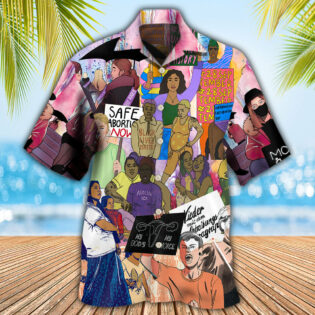 Anti Abortion, My Body, My Choice - Hawaiian Shirt - Owl Ohh - Owl Ohh