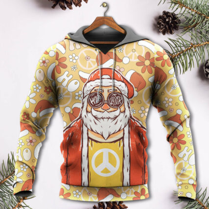 Christmas Santa Cutie Hippie Groovy - Hoodie - Owl Ohh - Owl Ohh