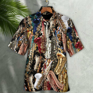 Saxophone I Don't Need Therapy I Just Need Saxophone - Hawaiian Shirt - Owl Ohh - Owl Ohh