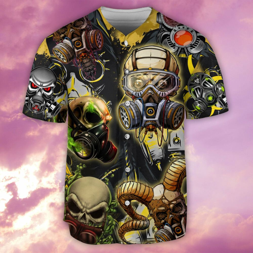 Skull Sign Style - Baseball Jersey - Owl Ohh - Owl Ohh