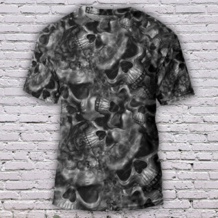 Skull Life's True Face Is The Skull - Round Neck T-shirt - Owl Ohh - Owl Ohh