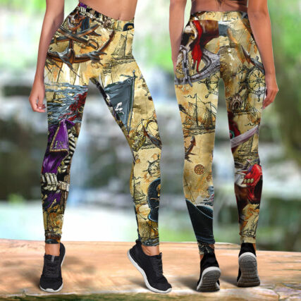 Skull Amazing Pirate Hunting - Legging - Owl Ohh - Owl Ohh