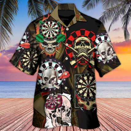 Dart Skull Killer Dart - Hawaiian Shirt - Owl Ohh - Owl Ohh