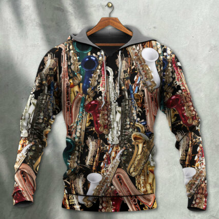 Saxophone I Don't Need Therapy I Just Need Saxophone - Hoodie - Owl Ohh - Owl Ohh