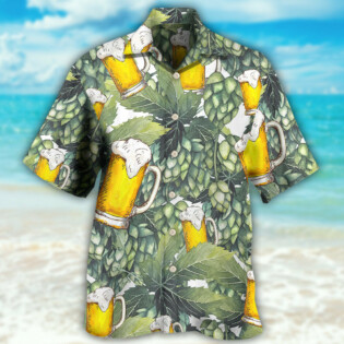 Beer Craft Beer And Hops - Hawaiian Shirt - Owl Ohh - Owl Ohh