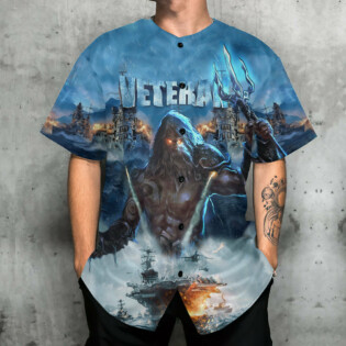 Veteran And Ocean With Fierce Cool - Baseball Jersey - Owl Ohh - Owl Ohh